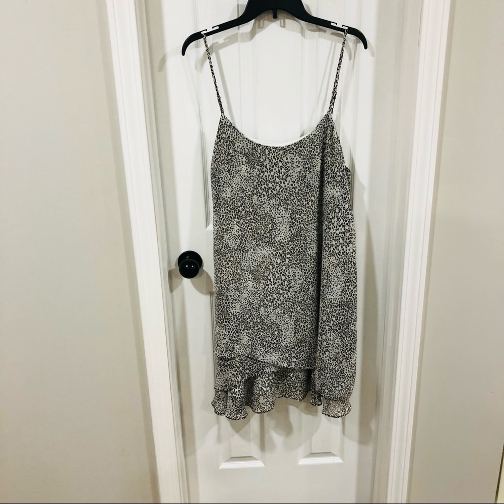 Bison Bisou Leopard Flirty Tank Dress - Picture 7 of 13